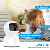 HD WIFI Wireless PTZ Camera Home Security Baby Monitor ICSee