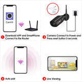 Ultra-clear Home Outdoor Security Surveillance WIFI Camera