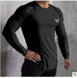 New Long Sleeve T Shirt Sport Men Gym Shirt Quick Dry Gym Fitness Training Running T Shirt Men Workout T-Shirt Bodybuilding Tops