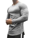 New Long Sleeve T Shirt Sport Men Gym Shirt Quick Dry Gym Fitness Training Running T Shirt Men Workout T-Shirt Bodybuilding Tops