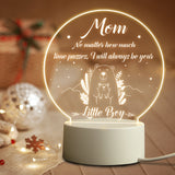 Mother's Day Birthday Personalized Gift USB LED 3D Night Light Bedroom Decoration Bedside Table Lamp Unique Gift For Mom